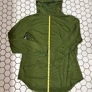 Lululemon Mens Lightweight Performance Hoodie Green Pullover